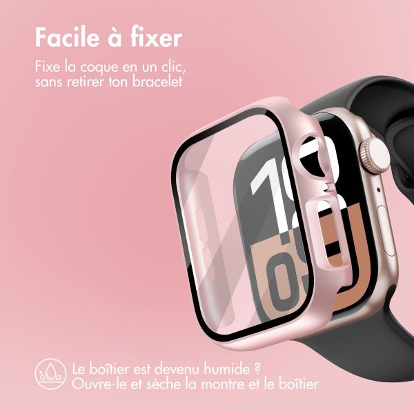 imoshion Coque rigide à couverture complète Apple Watch 10 / 11 - 46 mm - Rose Gold