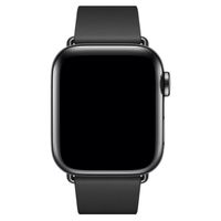 Apple Bracelet Leather Band Modern Buckle Apple Watch | 38/40/41/42 mm - Taille S - Noir