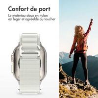 imoshion Bracelet en nylon Alpine Apple Watch | 38/40/41/42 mm - Blanc