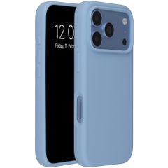 Accezz Coque Liquid Silicone avec MagSafe Apple iPhone 18 Pro / 17 Pro - Bleu clair