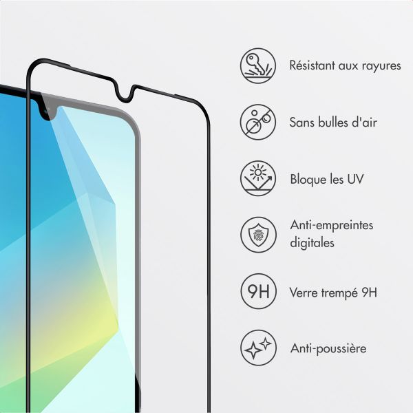 Accezz Protecteur d'écran en verre trempé + Applicateur Samsung Galaxy A16 (4G/5G) / A17 (4G/5G)