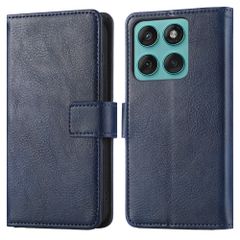 imoshion Étui de télephone portefeuille de luxe Motorola Moto G57 Power - Bleu foncé