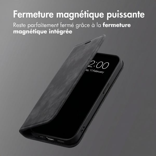 imoshion Étui de téléphone portefeuille Slim Motorola Edge 70 Fusion - Noir