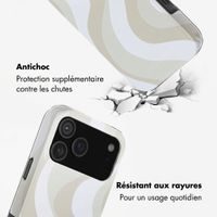 Selencia Coque arrière Vivid avec MagSafe Apple iPhone 18 Pro Max / 17 Pro Max - Desert Waves Beige