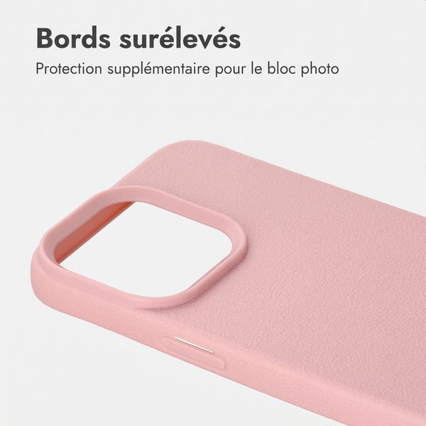 imoshion Coque arrière Texture Apple iPhone 13 Pro - Rose