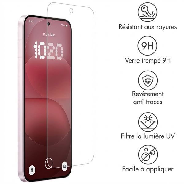 Accezz Protection d'écran en verre trempé Nothing Phone (4a) Pro