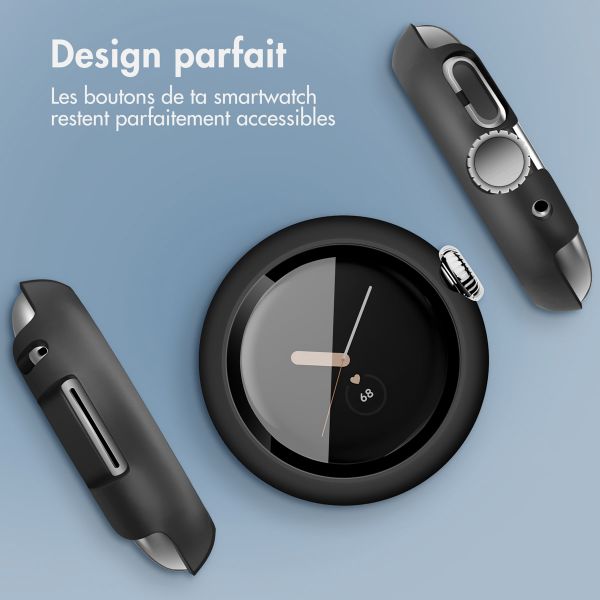 imoshion Coque rigide à couverture complète Google Pixel Watch 3 / 4 (45 mm) - Noir