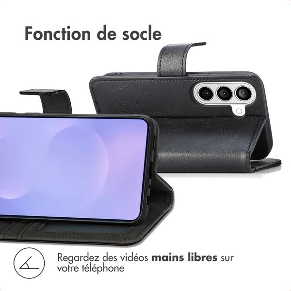 imoshion Étui de télephone portefeuille de luxe Samsung Galaxy S26 - Noir