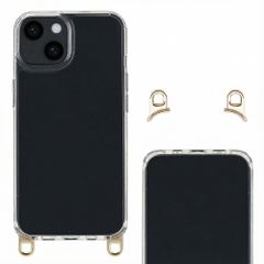 Selencia Coque arrière avec crochets amovibles Apple iPhone 13 - Transparent
