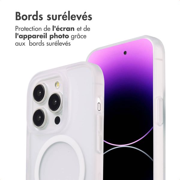 imoshion Coque Color Guard avec MagSafe Apple iPhone 14 Pro - Blanc