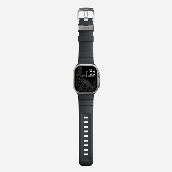 Nomad Bracelet Rocky Point Apple Watch | 44/45/46/49 mm - Storm / Titanium