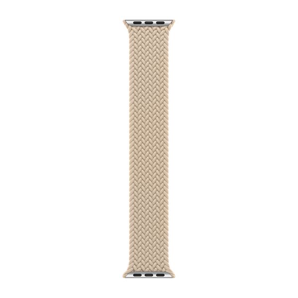 Apple Bracelet Solo tressé Apple Watch | 38/40/41/42 mm - Taille 2 - Beige