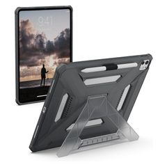 UAG Coque arrière Scout Plus avec support Scout Apple iPad Pro 13 (2025) M5 / (2024) M4 - Ash