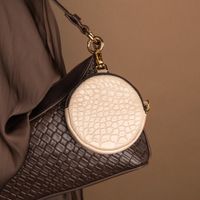 Selencia Nova Croco Mini Pouch - Beige