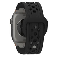 UAG Bracelet Monarch en silicone Apple Watch | 44/45/46/49 mm - Black Titanium