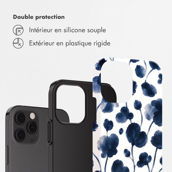 Selencia Coque arrière Vivid Apple iPhone 12 (Pro) - Midnight Blossom