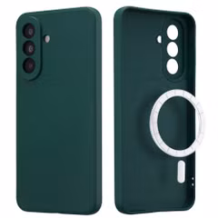 imoshion Coque Couleur avec MagSafe Samsung Galaxy A37 (5G) - Vert foncé