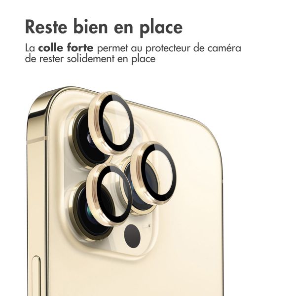 imoshion ﻿Lot de 2 protections d'objectif de caméra Apple iPhone 14 Pro / 14 Pro Max - Dorée