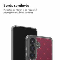 imoshion Coque Design Samsung Galaxy S24 - Crush Check Coral Dust