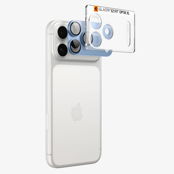 Spigen Optik Pro XL - pack de 1 Apple iPhone 18 Pro - Light Blue