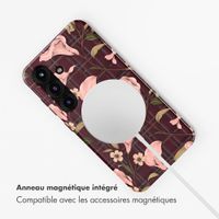 Selencia Coque arrière Vivid avec MagSafe Samsung Galaxy S25 - Autumn Muse