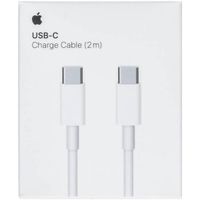 Apple Adaptateur secteur USB-C d'origine 20 watts + câble de recharge USB-C vers USB-C d'origine - 2 mètres - Blanc