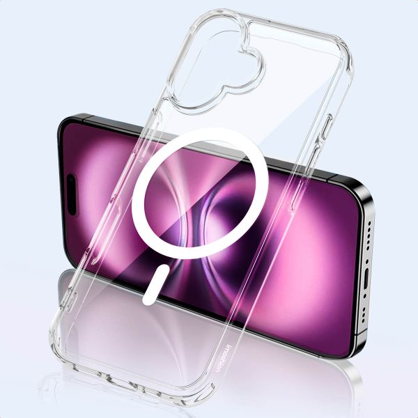imoshion Coque arrière de protection avec MagSafe Apple iPhone 16 Plus - Transparent