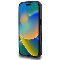 Guess Coque arrière Bottom Stripe 4G Apple iPhone 16 Pro - Gris