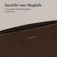 Selencia Housse laptop teddy 13-14 pouces - Choco Brown