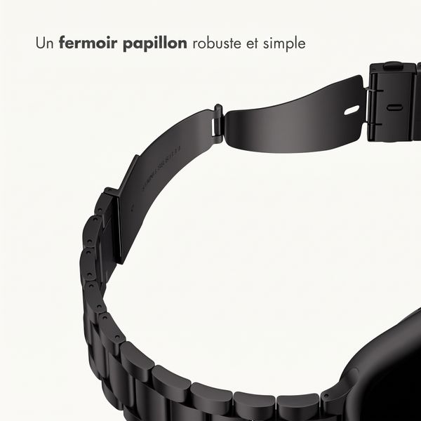 imoshion Bracelet acier Apple Watch | 38/40/41/42 mm - Noir