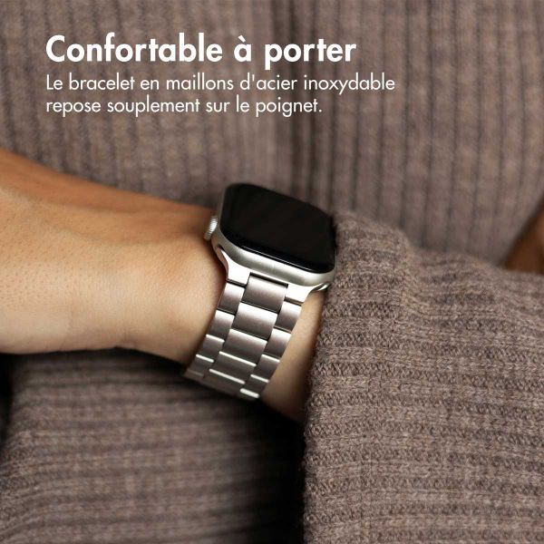 imoshion Bracelet acier Apple Watch | 38/40/41/42 mm - Starlight