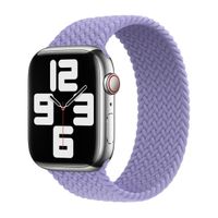 Apple 5 Pack Bracelet Solo tressé Apple Watch | 38/40/41/42 mm - Taille 2 - Lake Green/ (PRODUCT)RED/ Lavender/ Bright Green/ Magenta