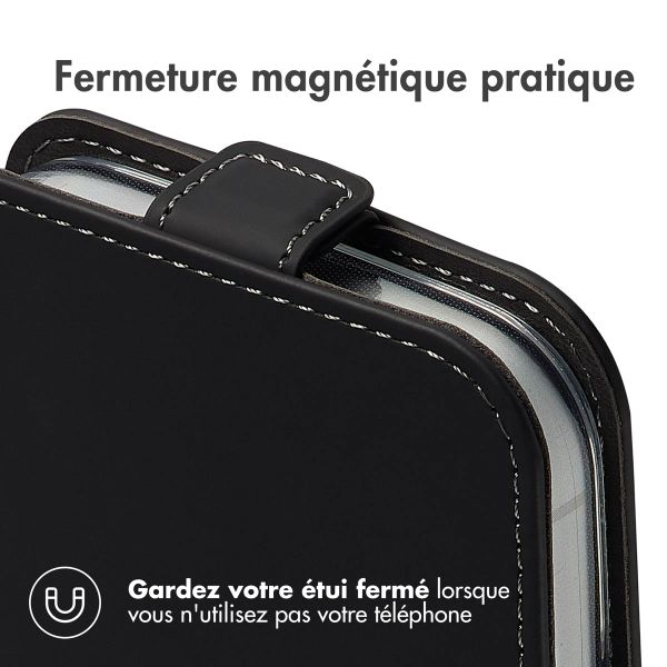 Accezz Étui à rabat Apple iPhone 17 Pro Max - Noir