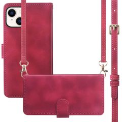 imoshion Etui de télephone portefeuille avec cordon Apple iPhone 15 - Rouge