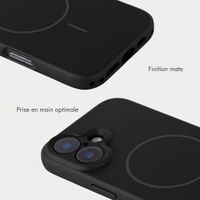 Accezz Coque Grip avec MagSafe Apple iPhone 16 - Noir