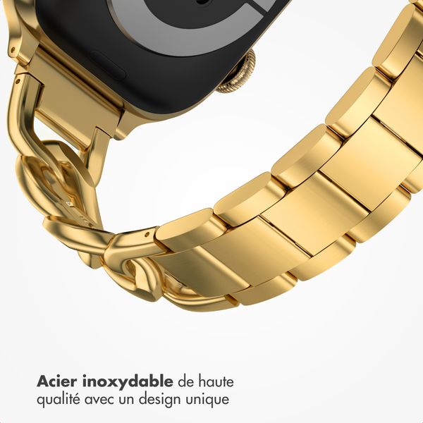Selencia Bracelet Chain Apple Watch | 38/40/41/42 mm - Doré