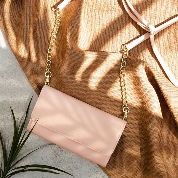 Selencia Pochette amovible en cuir végan Eny Samsung Galaxy S21 Plus - Rose