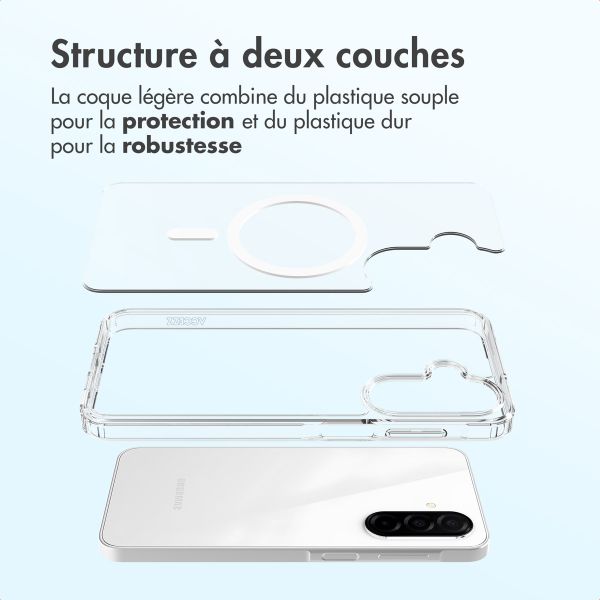 Accezz Coque arrière Xtreme Impact avec MagSafe Samsung Galaxy A17 (5G) / (4G) - Transparent
