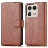 imoshion Étui de télephone portefeuille de luxe Motorola Edge 50 Ultra - Marron