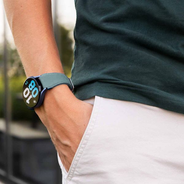 imoshion Bracelet en silicone flexible Samsung Galaxy Watch 8 (40/44mm) / Classic (46mm) - Blackish Green