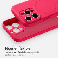 imoshion Coque Couleur avec MagSafe Apple iPhone 15 Pro - Neon Pink