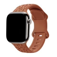 imoshion Bracelet en silicone imprimé léopard Apple Watch | 38/40/41/42 mm - Marron