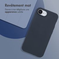 imoshion Coque Couleur Apple iPhone 17e / 16e - Bleu foncé
