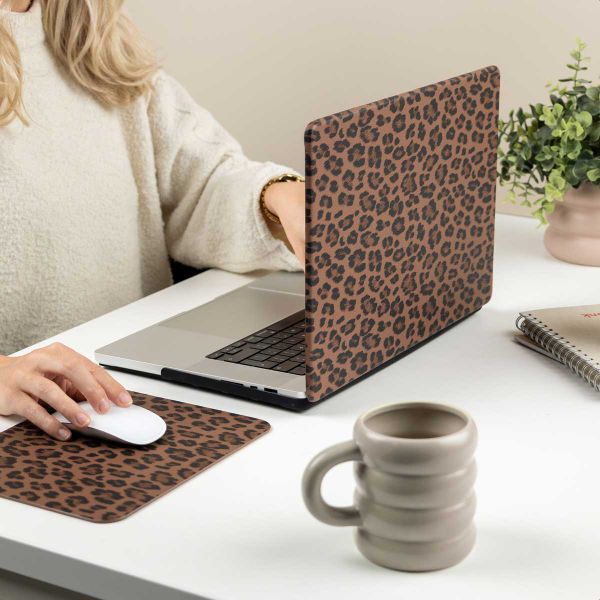 Selencia Coque Laptop Sabi Apple MacBook Air 13 pouces (2022 / 2024 M3 / 2025 M4 / 2026 M5) - Mocha Brown