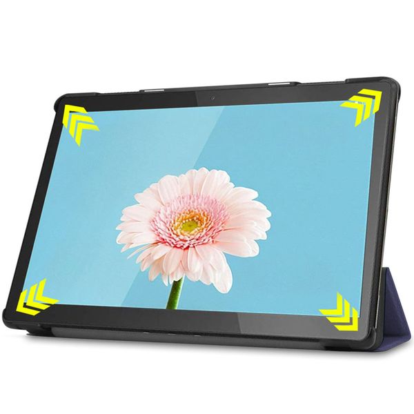 imoshion Coque tablette Trifold Lenovo Tab M10 - Bleu foncé