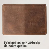 Accezz Leather Pochette ordinateur Apple MacBook 13 pouces - Cognac