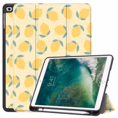 imoshion Coque tablette Design Trifold Apple iPad 6 (2018) 9.7 pouces / iPad 5 (2017) 9.7 pouces / Air 2 (2014)/Air 1 (2013) - Citrus Dream