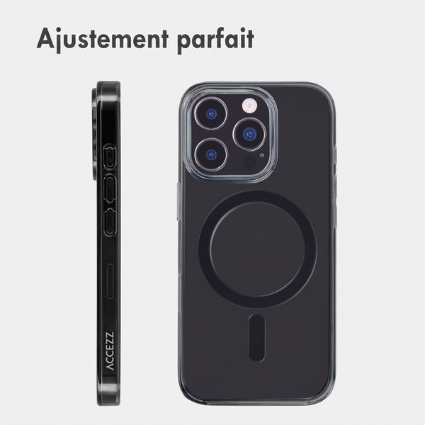 Accezz Lite coque arrière avec MagSafe Apple iPhone 16 Pro - Smokey Clear