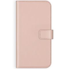 Selencia Étui portefeuille en cuir véritable Samsung Galaxy S20 - Dusty Pink