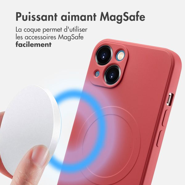 imoshion Coque Couleur avec MagSafe Apple iPhone 13 - Dusty Rose